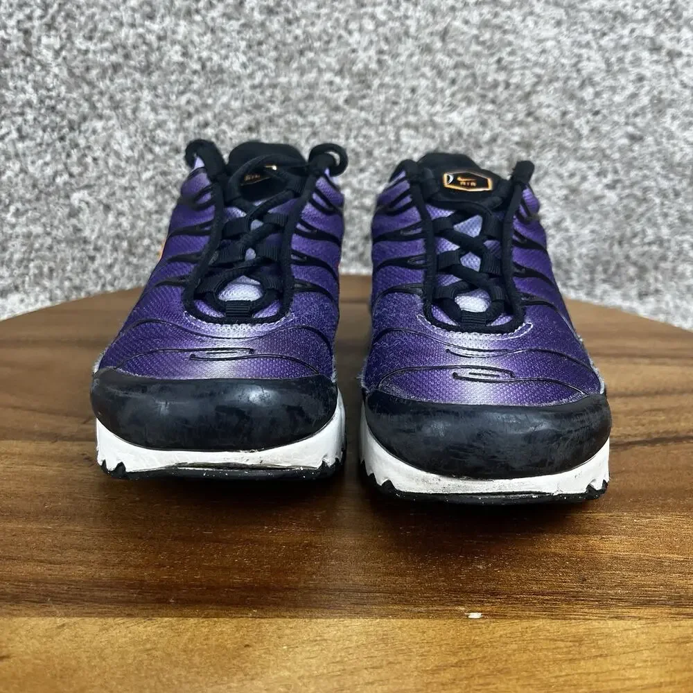 Nike Air Max Plus Running Shoes Youth 2.5Y Purple Black TN Tuned Air CD0610-024